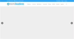 Desktop Screenshot of masteringenieros.com